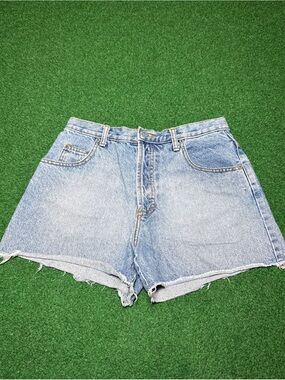 Vintage 90s American Eagle Dungarees Denim Shorts, Women’s Cut Off Booty 29”